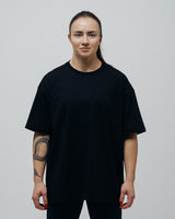 Unisex Basic Oversized T-shirt - Black