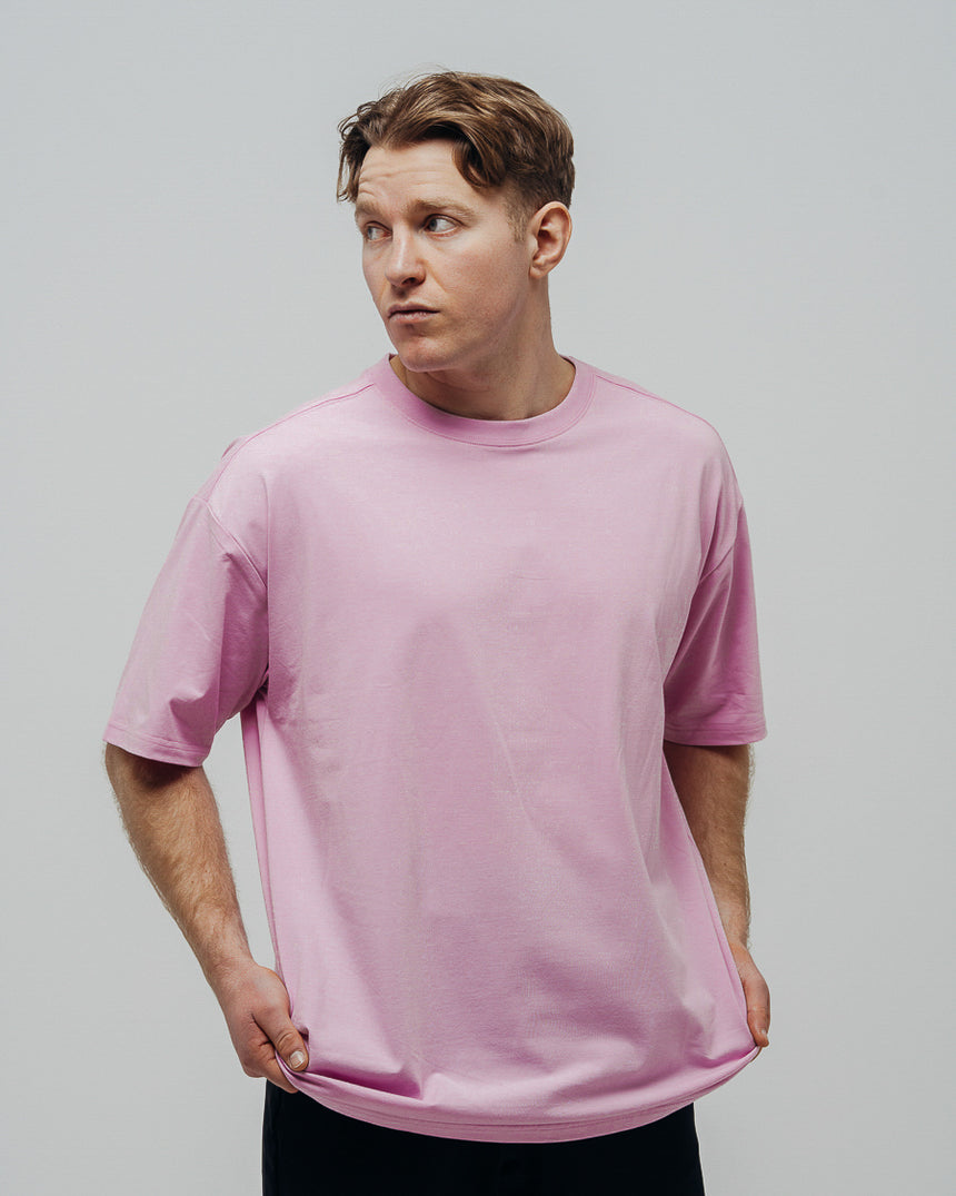 Unisex Basic Oversized T-shirt - Pink