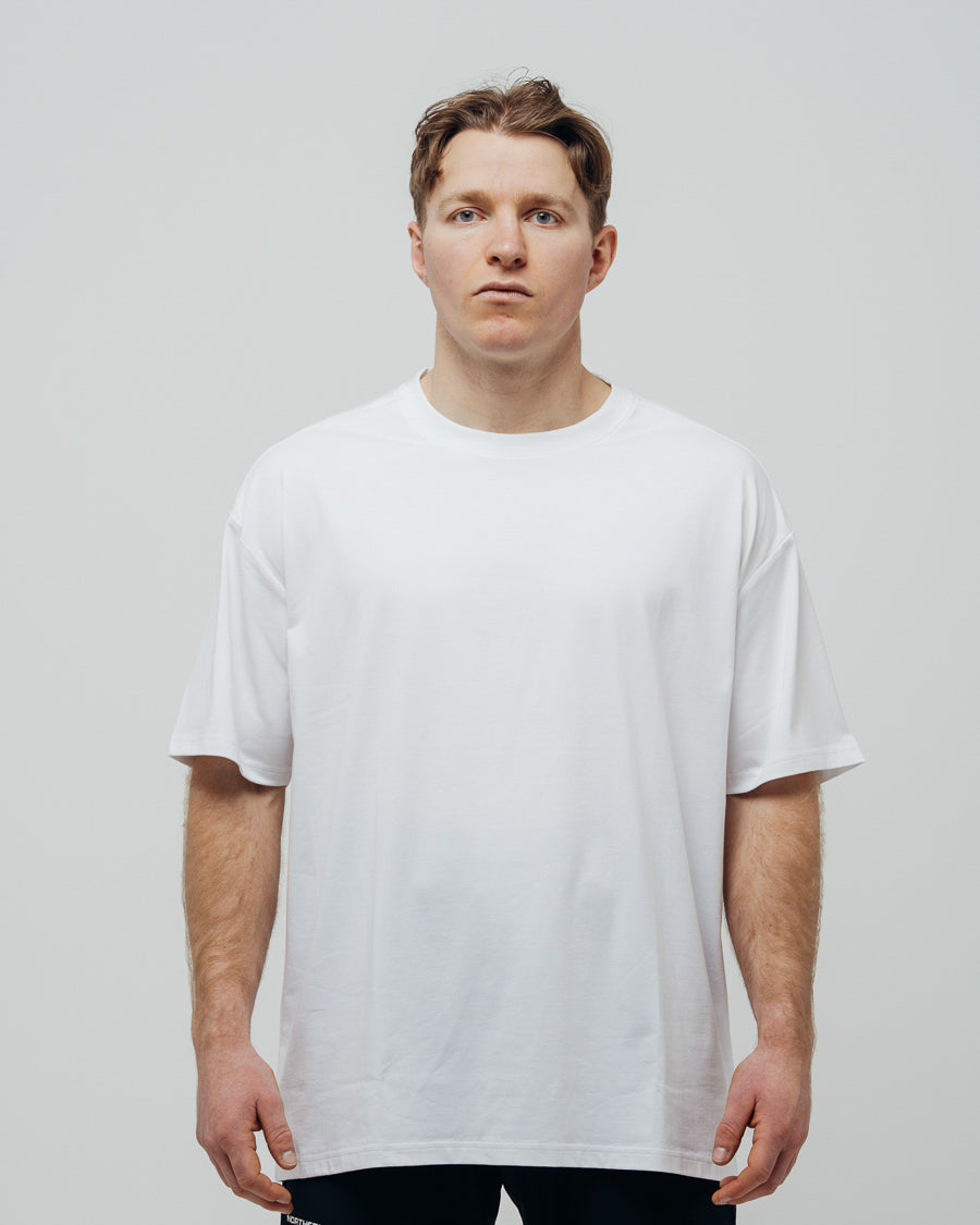 Unisex Basic Oversized T-shirt - White