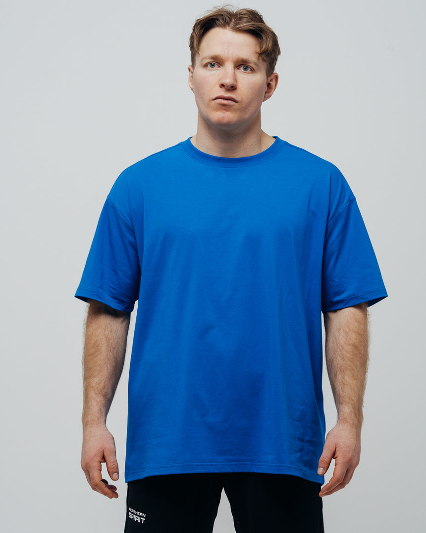 Unisex Basic Oversized T-shirt - Blue