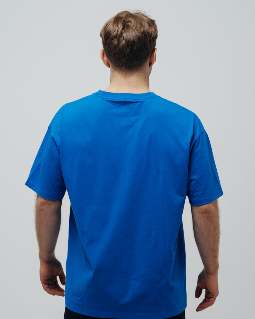 Unisex Basic Oversized T-shirt - Blue