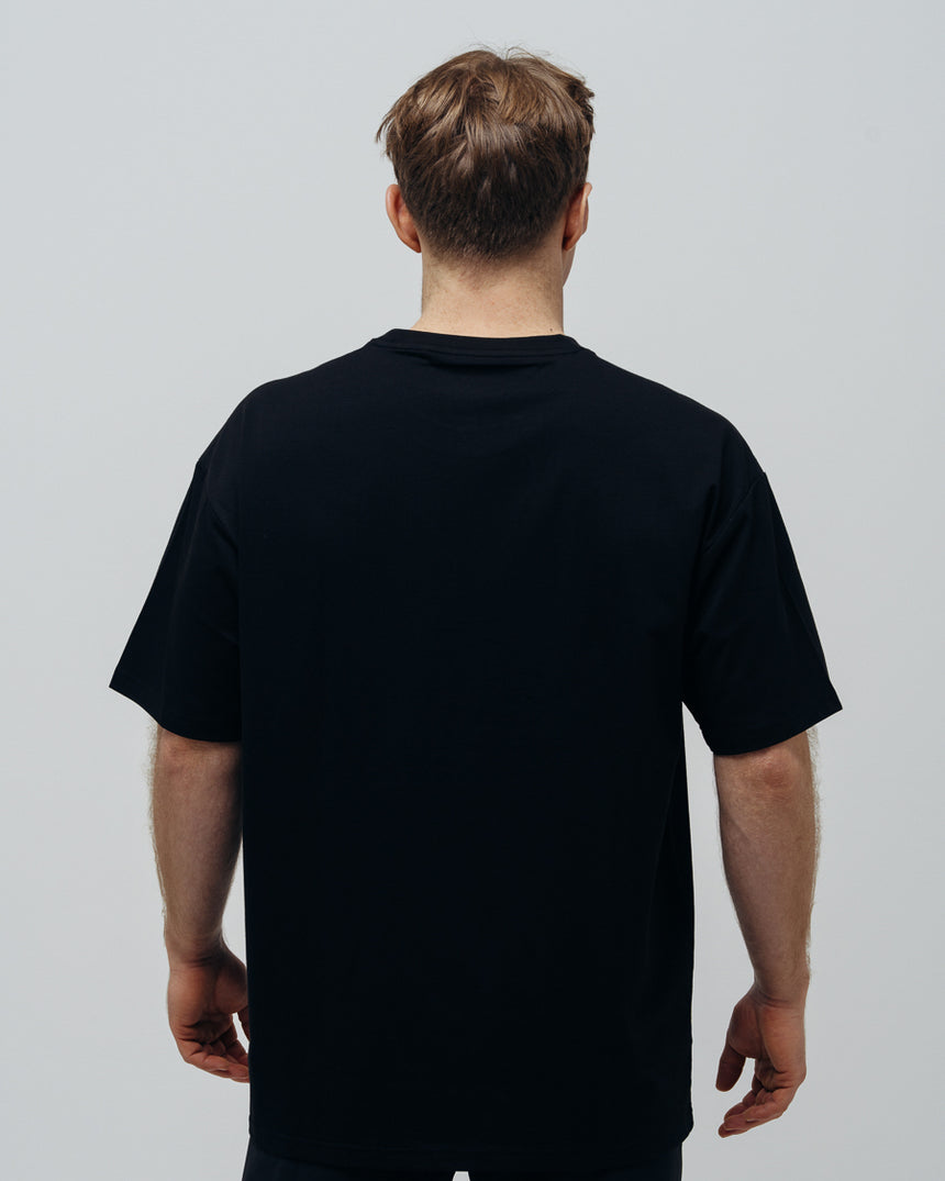 Unisex Basic Oversized T-shirt - Black