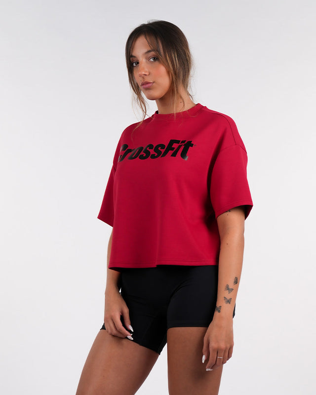 Partner Matching set - oversized T-shirts Carmine