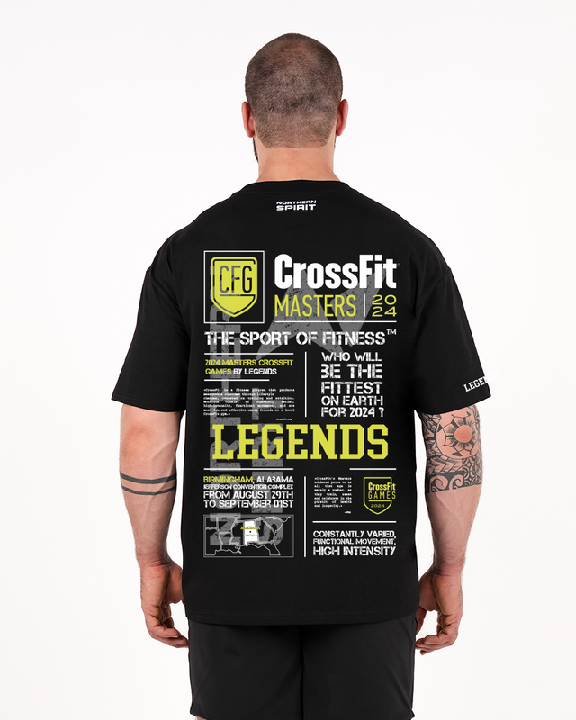 CrossFit® Games 2024 Masters Smurf  - Unisex oversized T-shirt Patchwork Collector